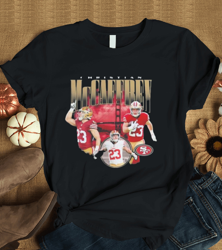 Christian McCaffrey San Francisco 49ers Iconic Performance 23 T-Shirt