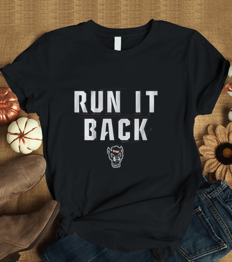 NC State Wolfpack Run It Back Basketball T-Shirt