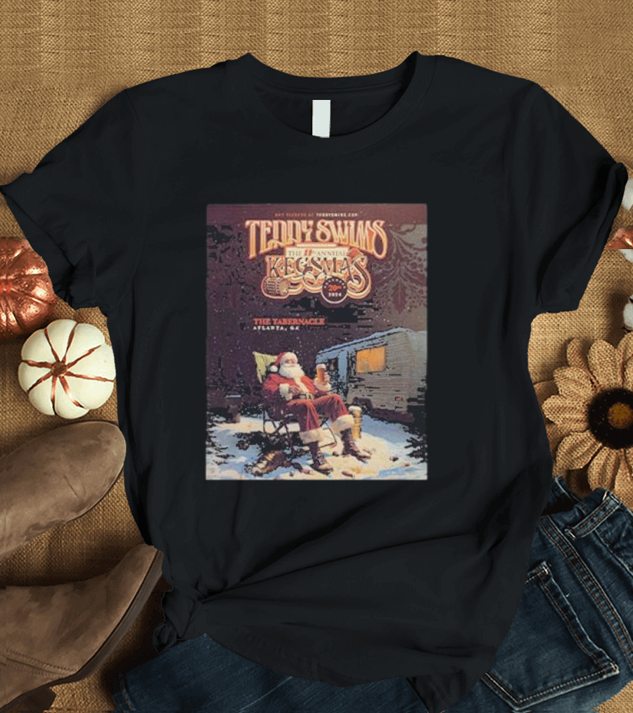 Teddy Swims 11th Annual Kegsmas 2024 Santa at The Tabernacle Atlanta GA T-Shirt