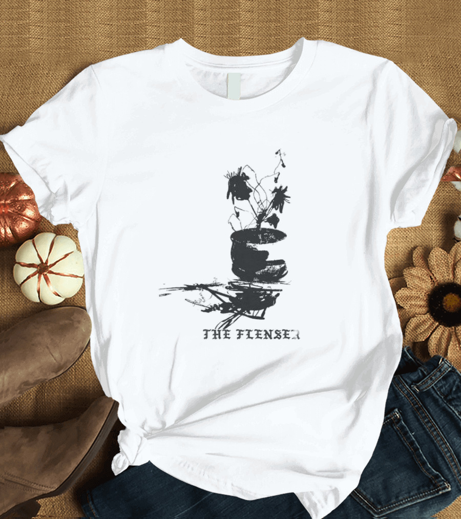 The Flenser Sad Flower Reflection T-Shirt