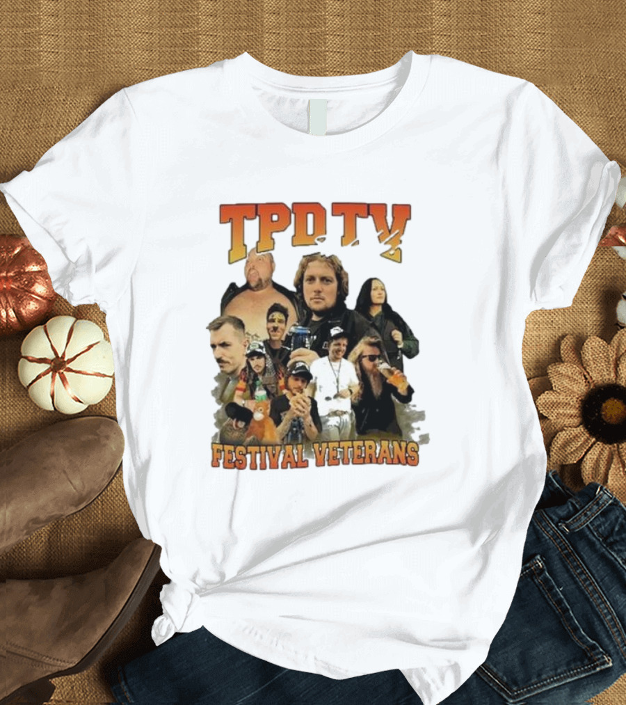 TPD TV Festival Veterans 2024 Featuring Iconic Personalities and Eclectic Styles T-Shirt