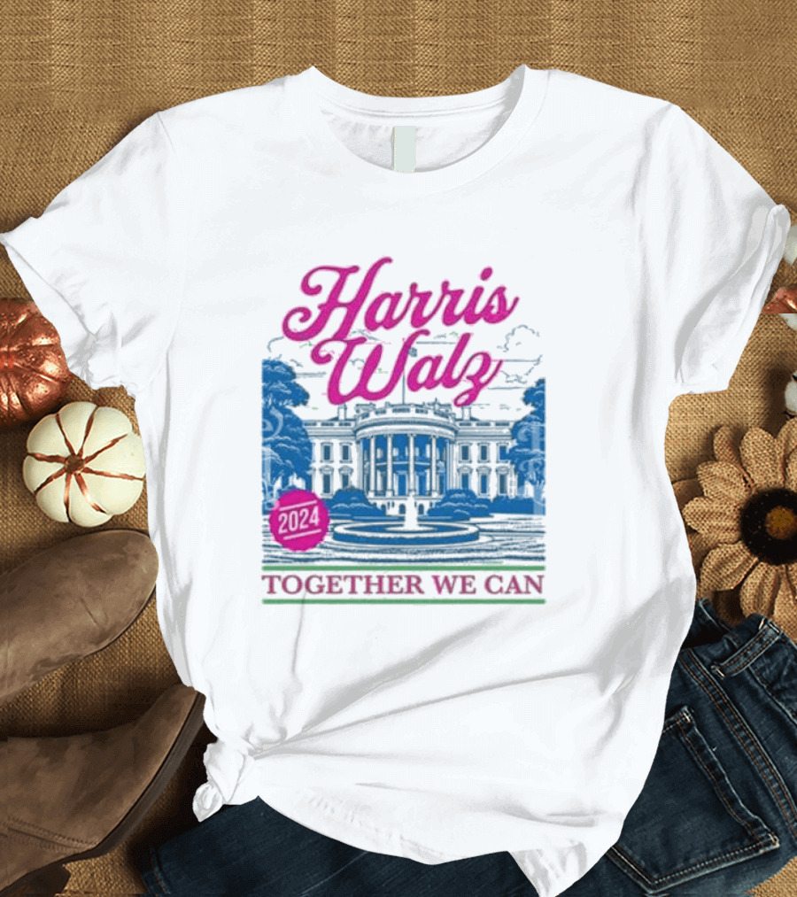 Harris Walz 2024 Together We Can T-Shirt