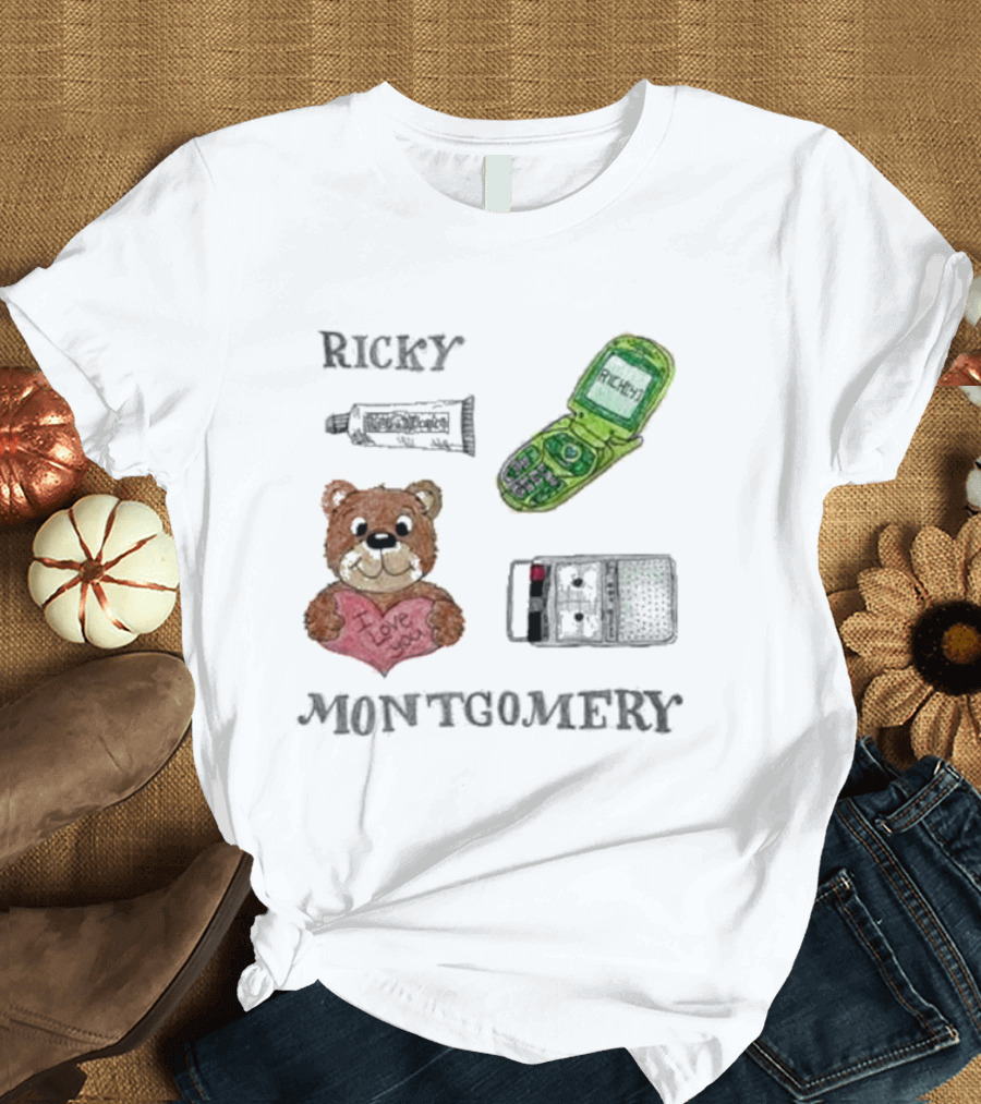 Ricky Montgomery Love Bear Phone and Paint Tube T-Shirt
