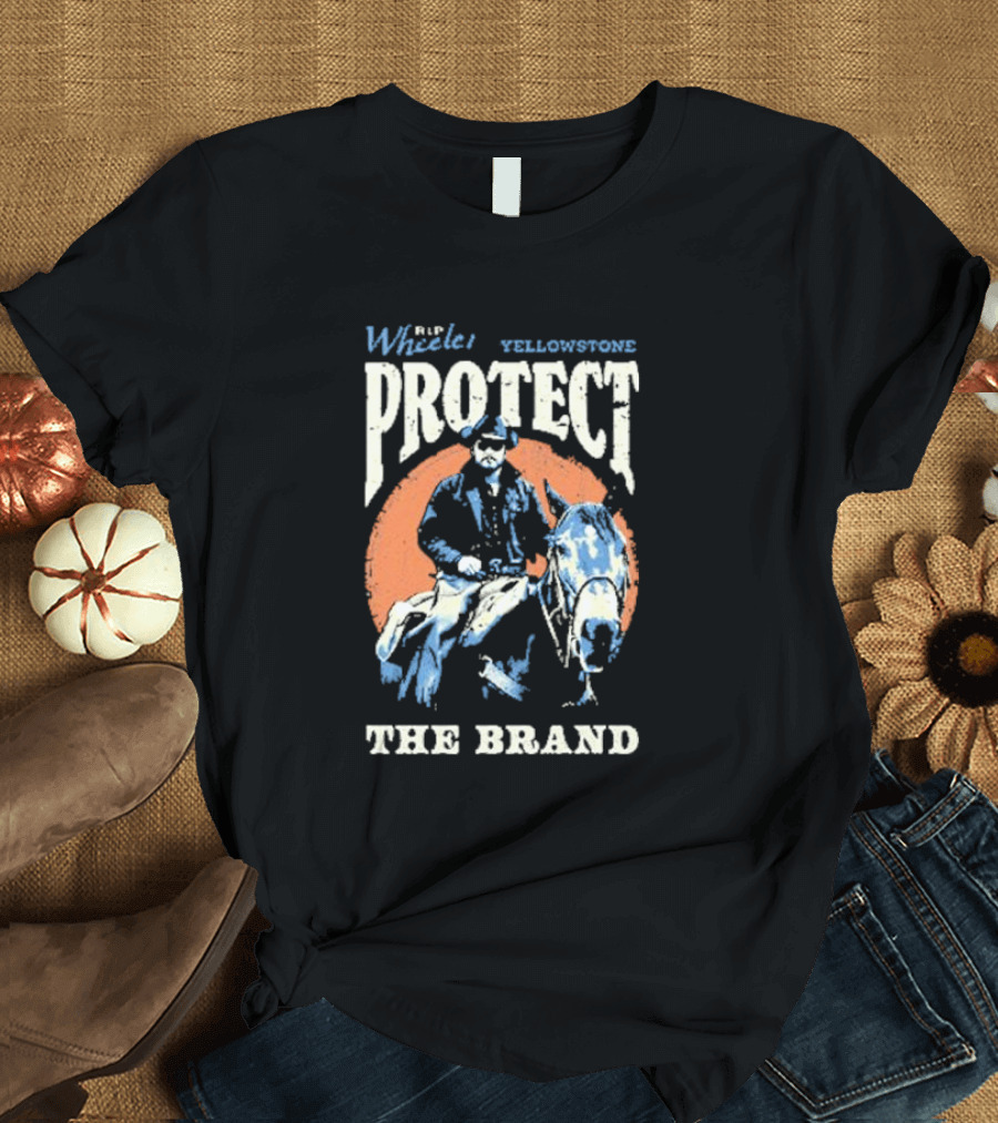 Yellowstone Rip Wheeler Protect The Brand Vintage Cowboy T-Shirt