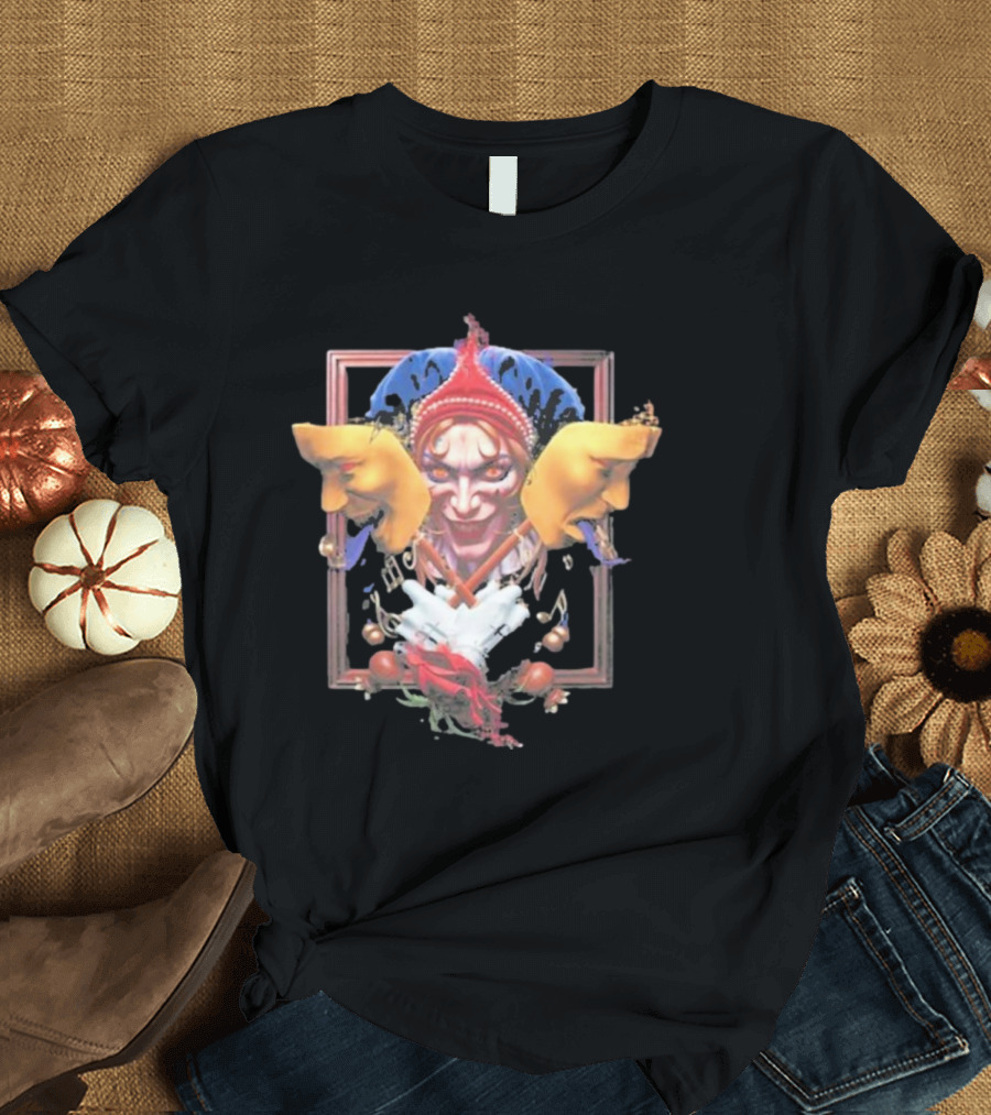 Dorian Electra Summer Tour 24 Jester Mask Surreal T-Shirt