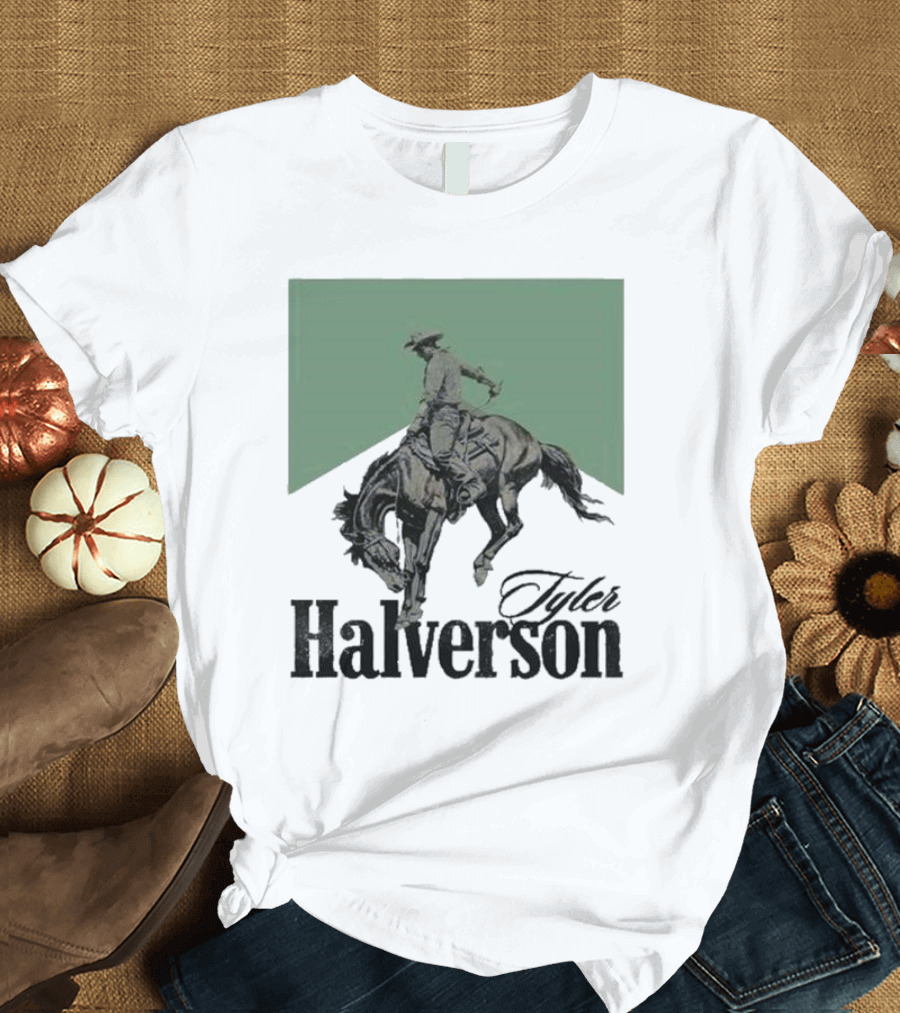 Tyler Halverson Bucking Horse Chevron T-Shirt