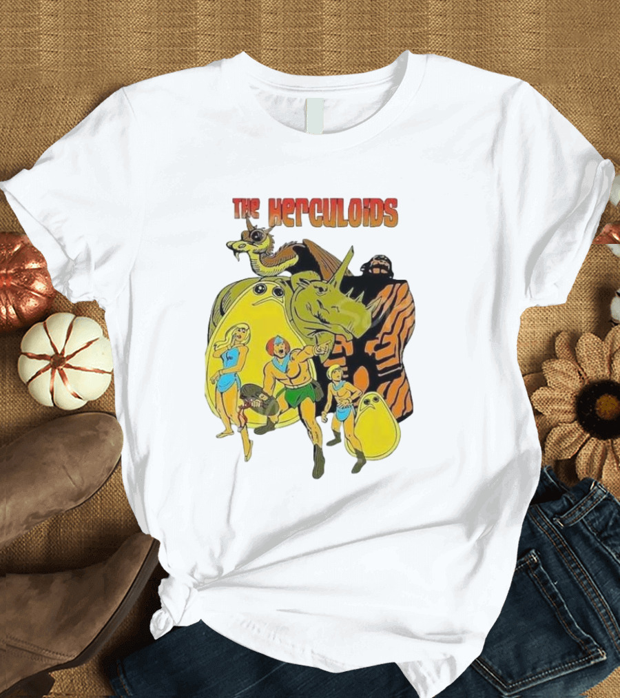 The Herculoids Classic Adventure Cartoon Characters T-Shirt