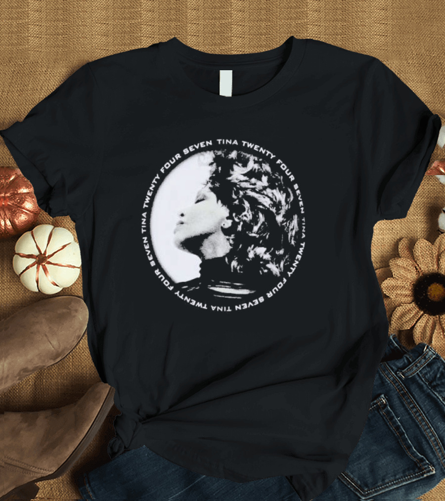 Tina Turner Twenty Four Seven Tour 2000 Circular T-Shirt