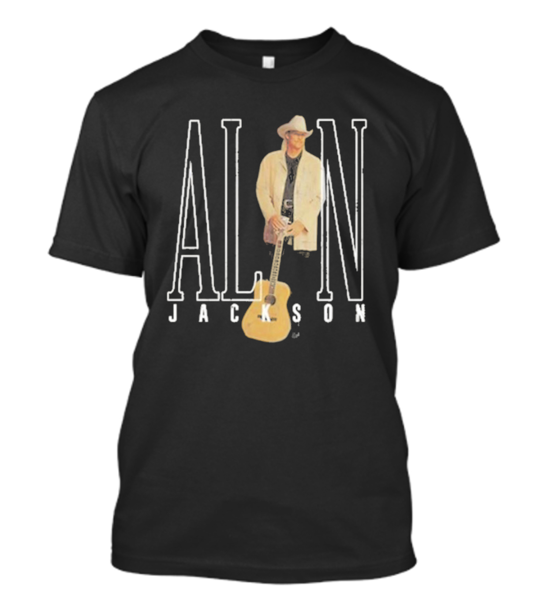 Alan Jackson Country Music Icon Standing With Guitar T-Shirt