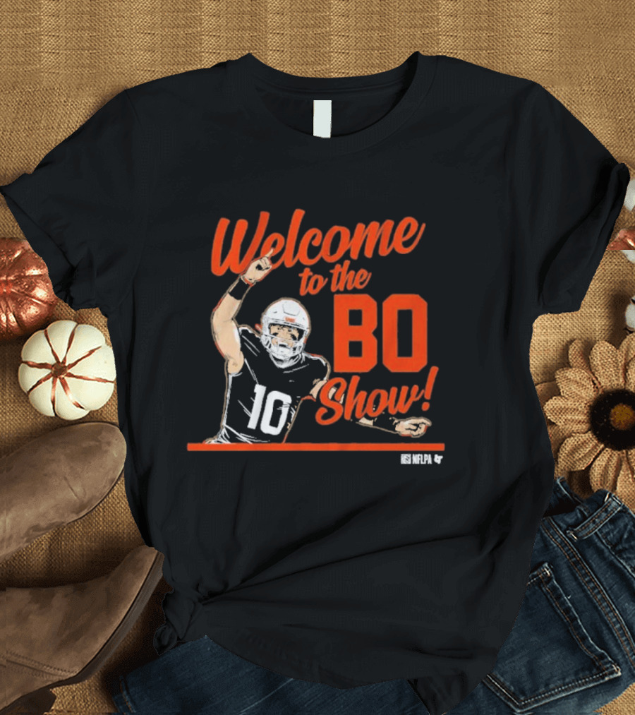 Welcome to the Bo Show Bo Nix NFLPA T-Shirt