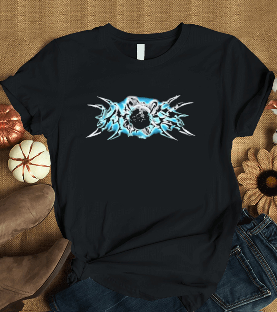 Vanoss Prey Evan Fong Blue Tribal Skull T-Shirt