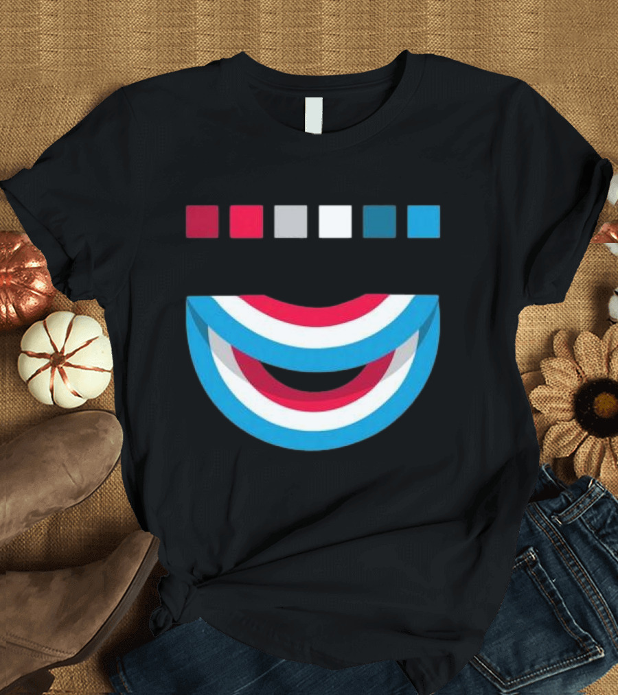 Tavar Zawacki LAZY CIRCLE Wynwood Walls Red White Blue Arches T-Shirt