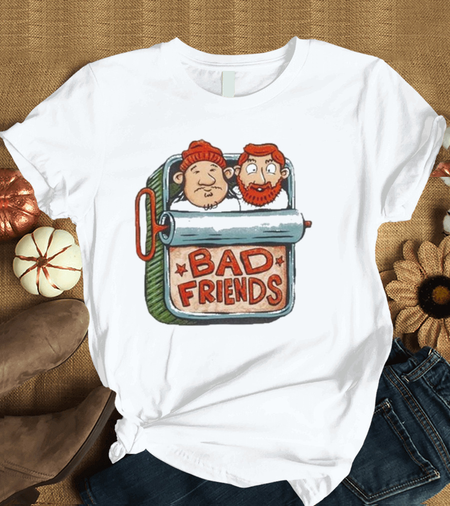 Bad Friends Meat Grinder Beanie and Redhead Duo T-Shirt