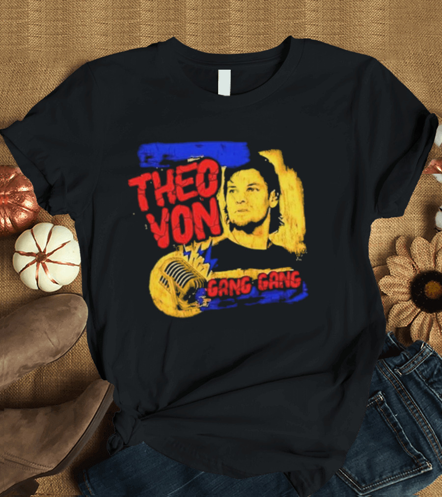 Theo Von Gang Gang 90s Pepper Mic T-Shirt