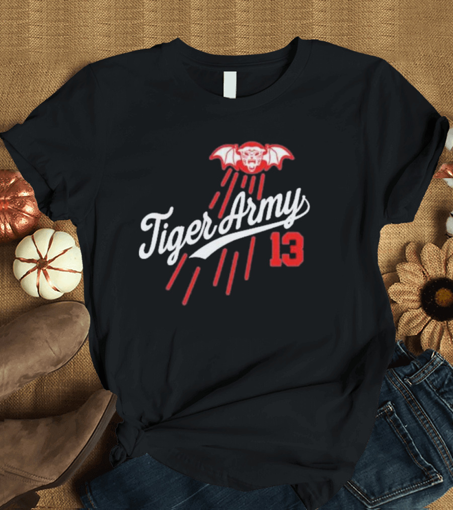 Tiger Army 13 Los Angeles Dodgers Never Die T-Shirt