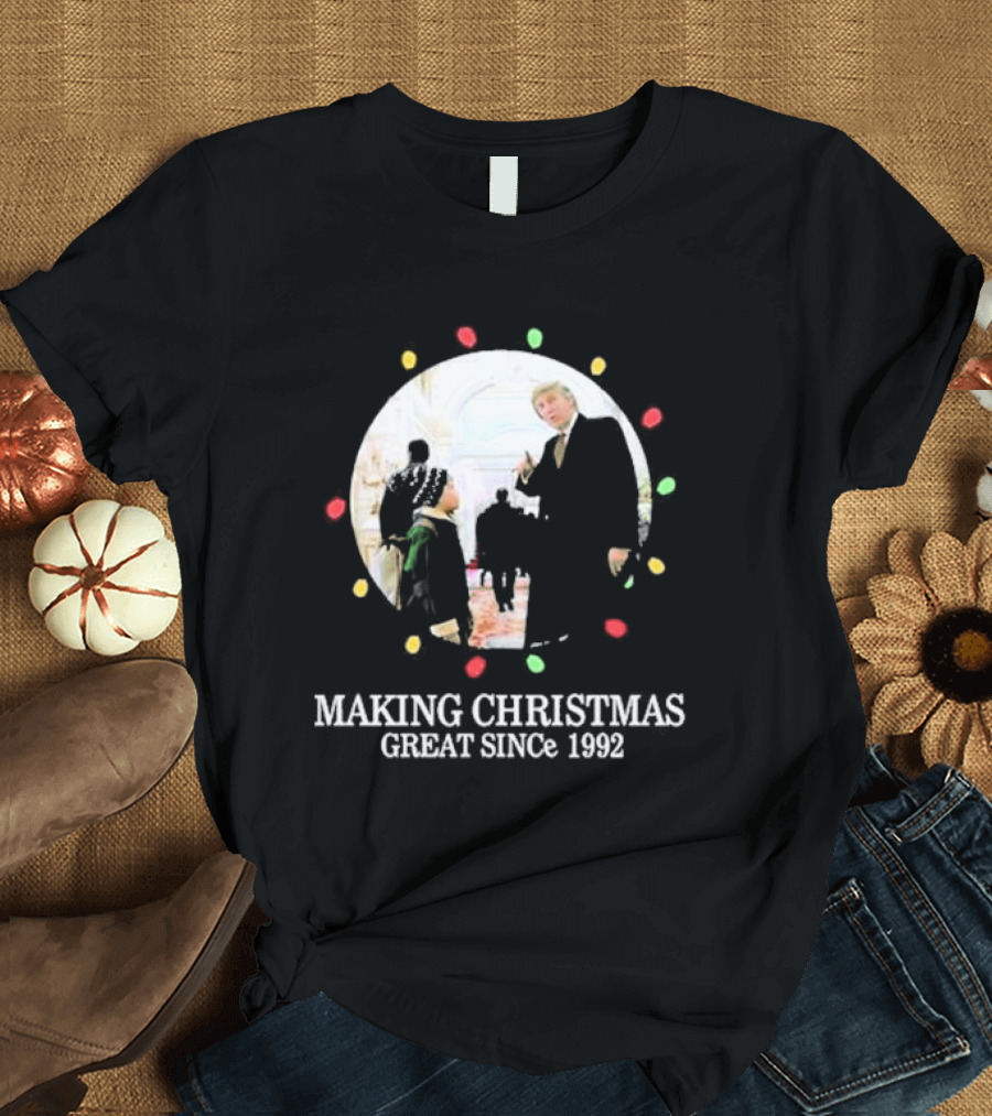 Kevin Mccallister Trump Home Alone Making Christmas Great Since 1992 T-Shirt