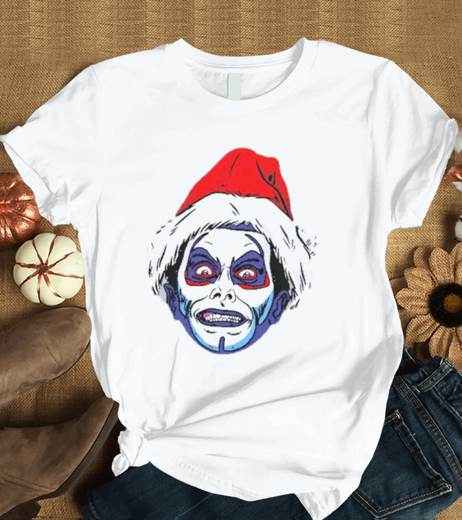 Danhausen Christmashausen Santa Face T-Shirt
