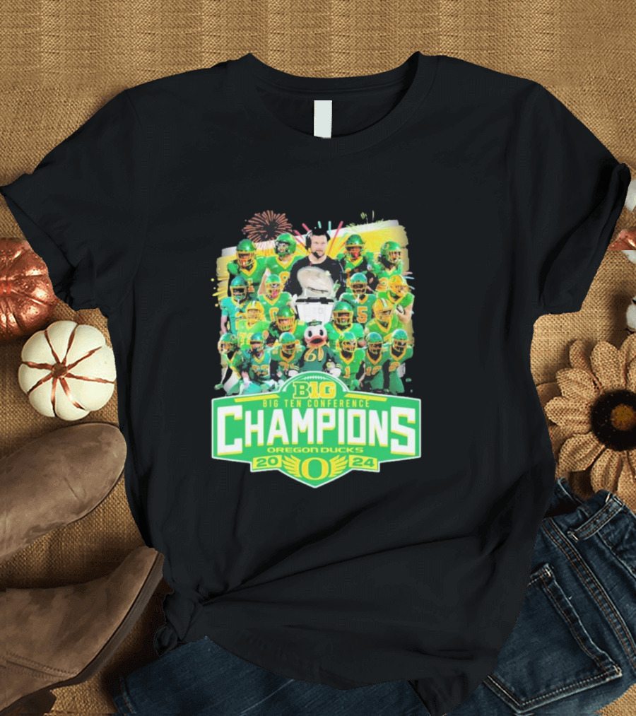 Big Ten Conference Champions Oregon Ducks Football T-Shirt