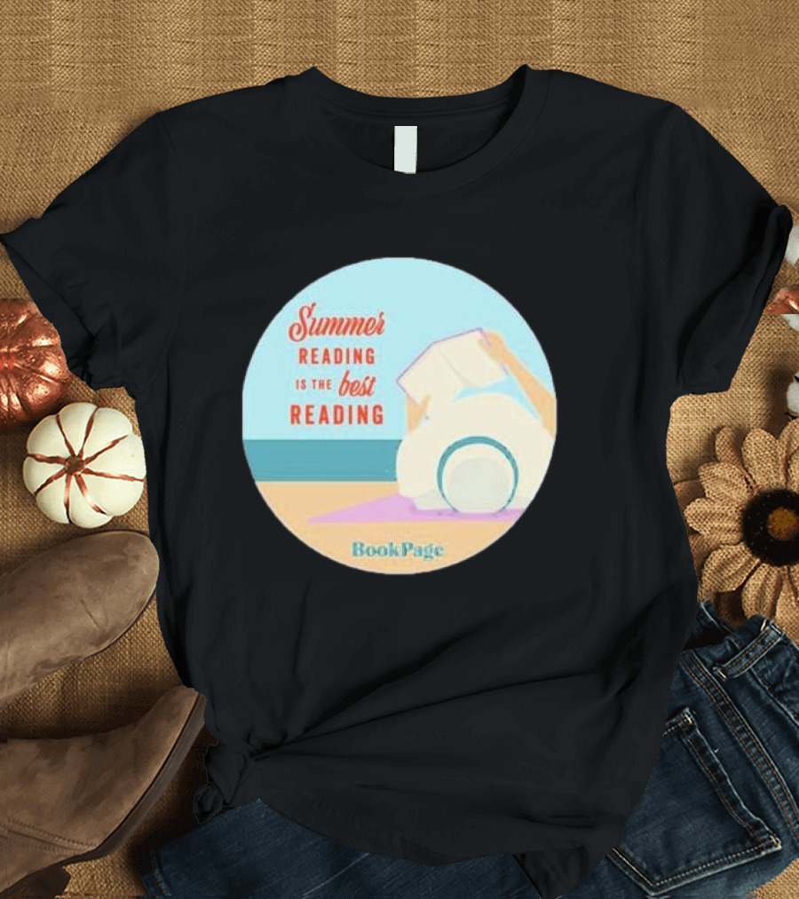 Summer Reading Is The Best Reading BookPage Relaxing by the Beach T-Shirt