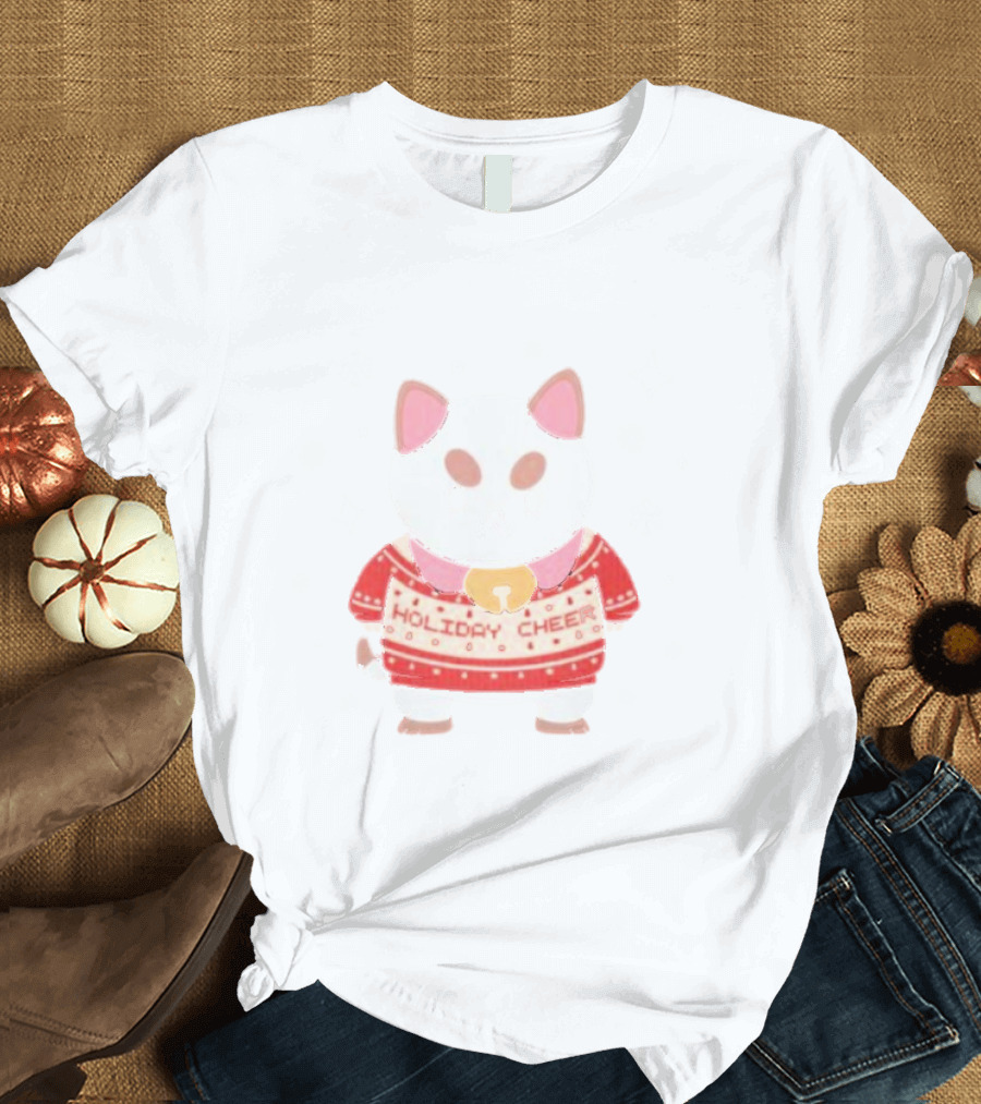 Bee And Puppycat Holiday Cheer Christmas T-Shirt
