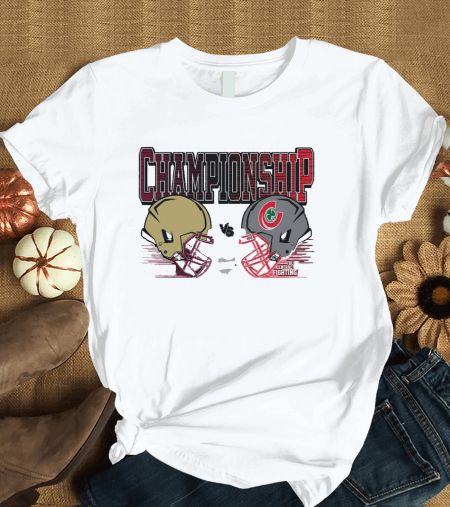 Championship Bishop Watterson Eagles Vs Toledo Central Catholic Fighting Irish 2024 Football Division III State Championship T-Shirt