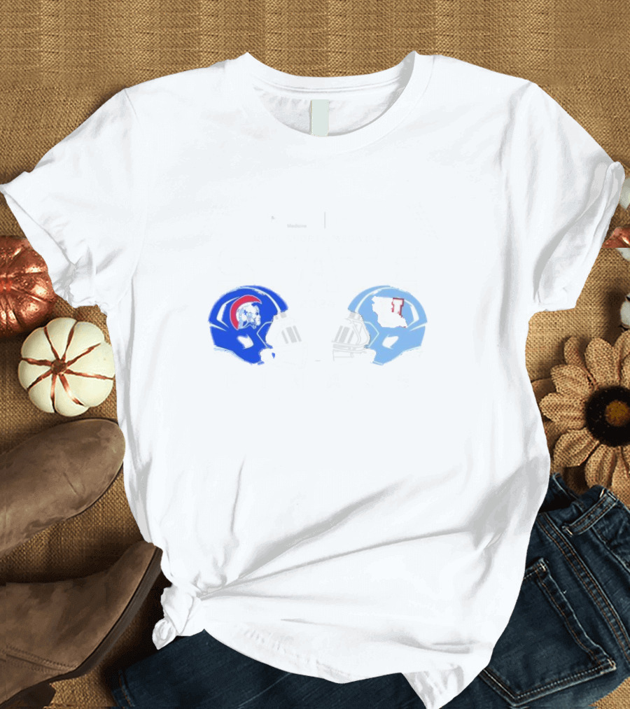Christian Academy Louisville vs Union County 2024 FHSAA UKHC Sports Medicine State Finals Class 6A Kroger Field Football Helmets T-Shirt