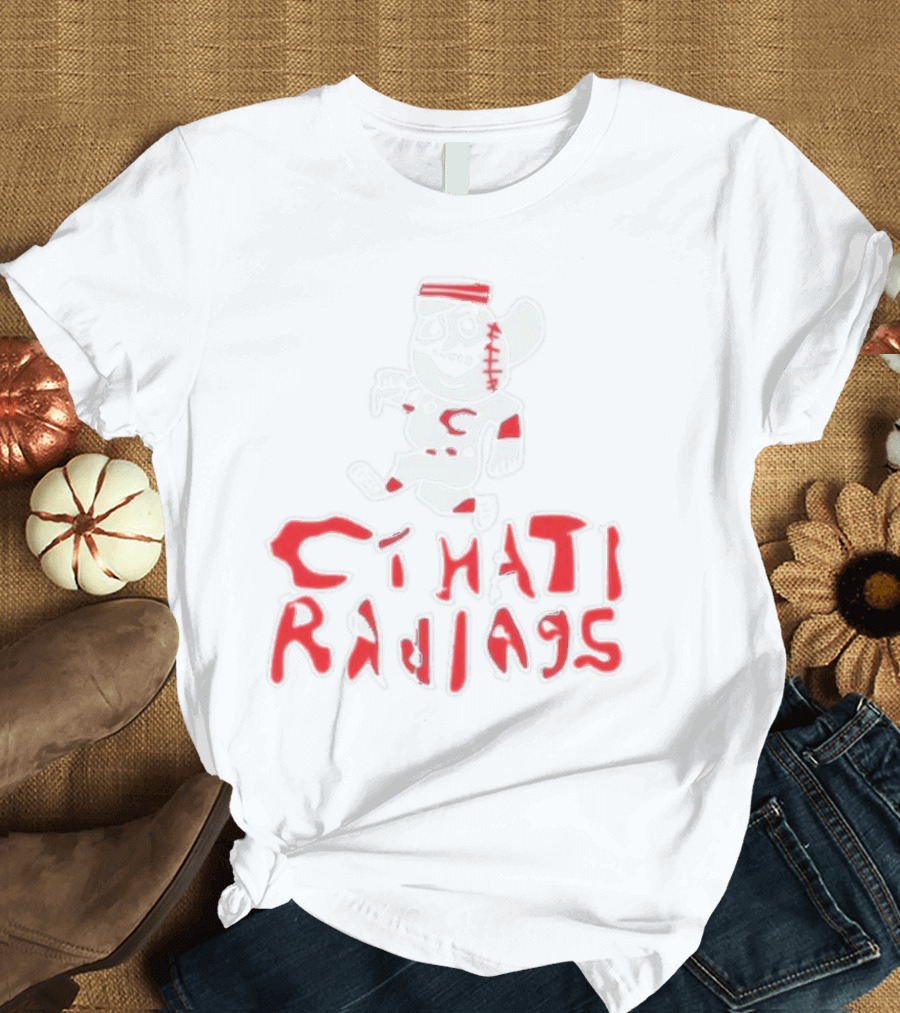 Concussion Sports Cinati Radlags Baseball Character T-Shirt