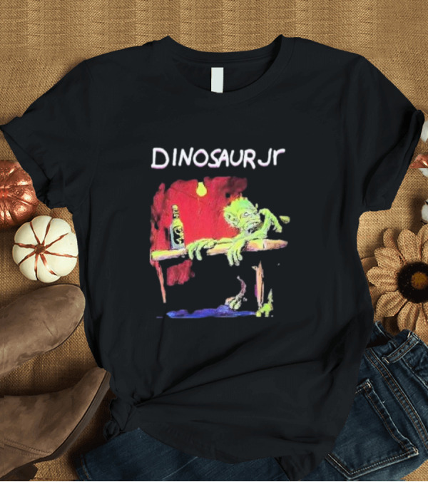 T-Shirt: Dinosaur Jr Band Biography Bottled Creature Table Scene T-Shirt Dinosaur Jr Band Biography Bottled Creature Table Scene T-Shirt