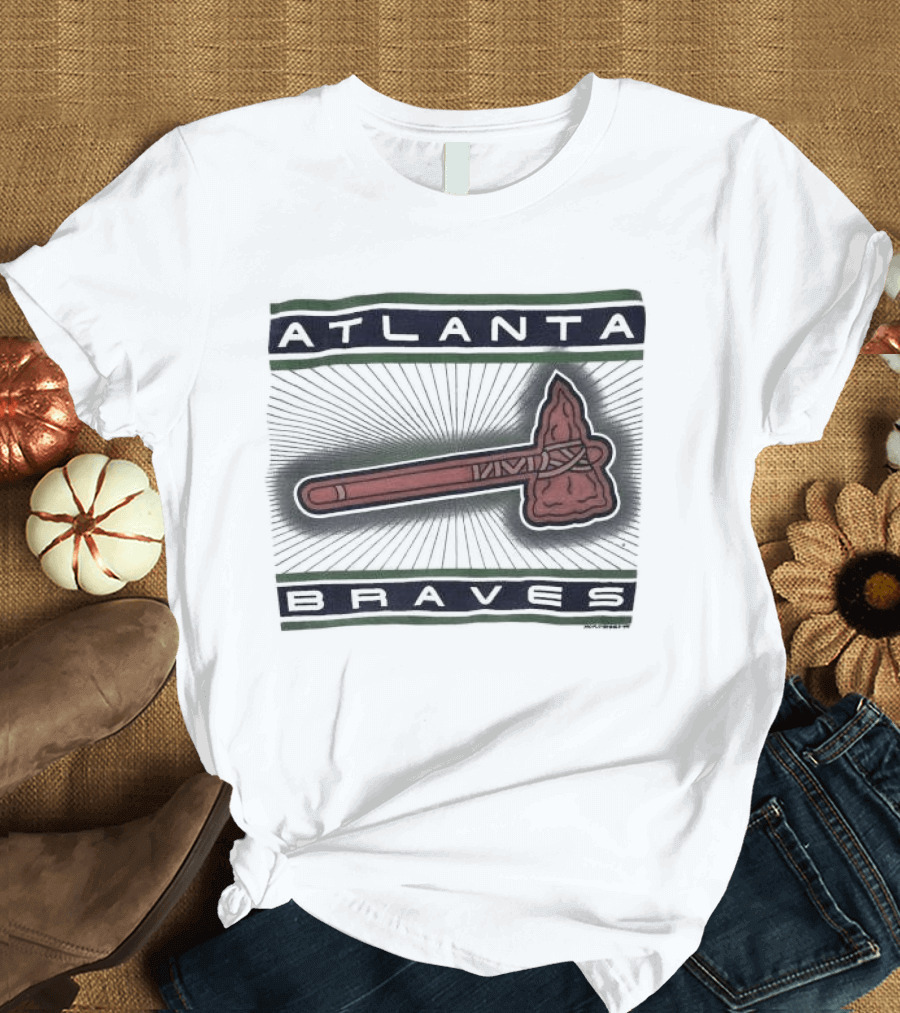 Atlanta Braves Tomahawk Iconic Pro Player T-Shirt