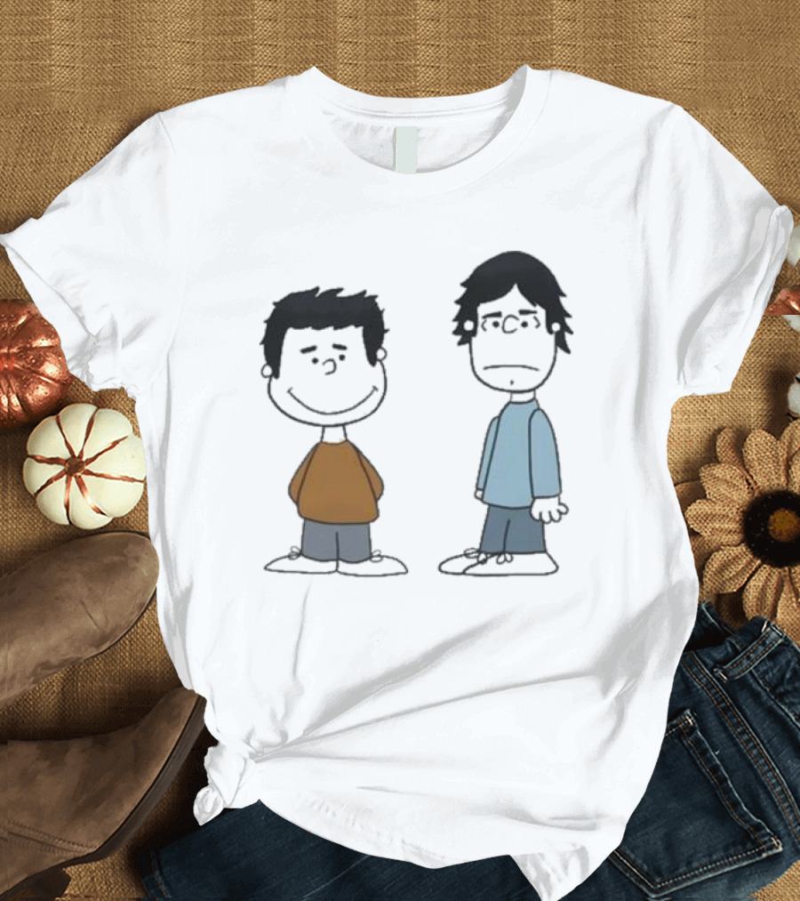 Kenny Vs Spenny Characters in Peanuts T-Shirt