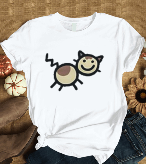 T-Shirt: Mummy Joe Cheese Puff Cat Drawing T-Shirt Mummy Joe Cheese Puff Cat Drawing T-Shirt