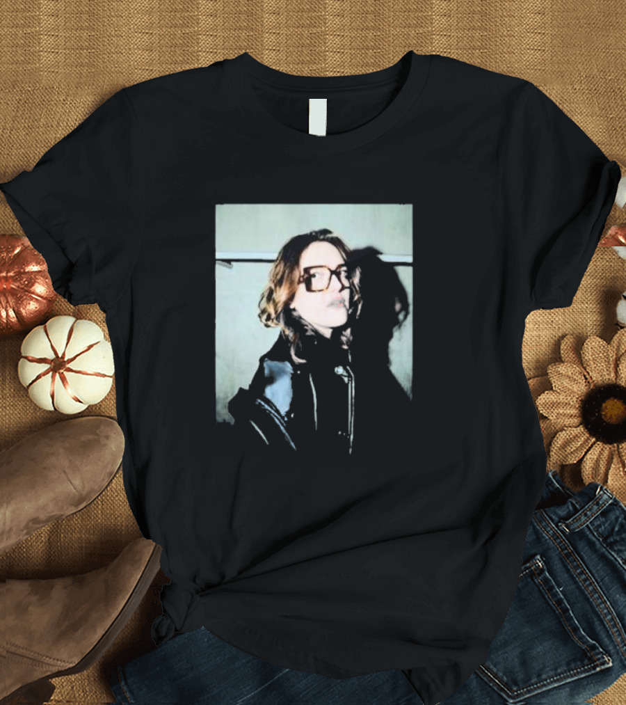 Denise Gutierrez Black Leather Jacket T-Shirt