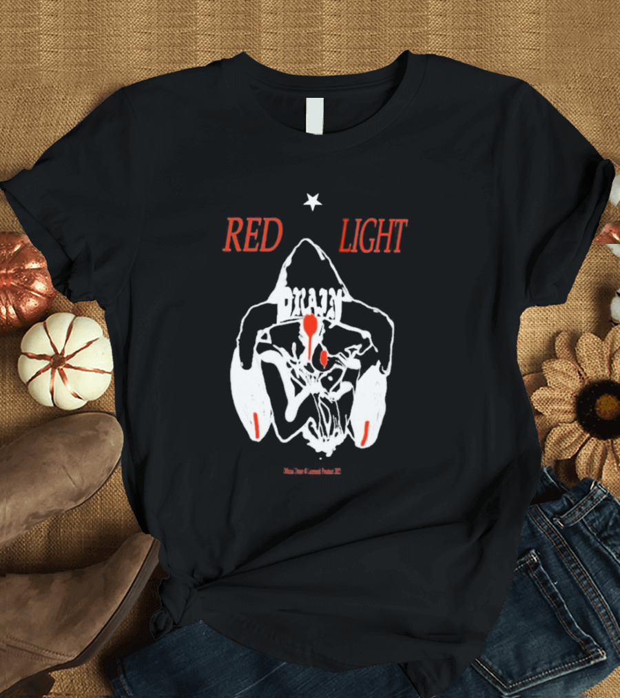 Bladee Drain Gang Red Light Miss Them Crowns Frieza 333 T-Shirt