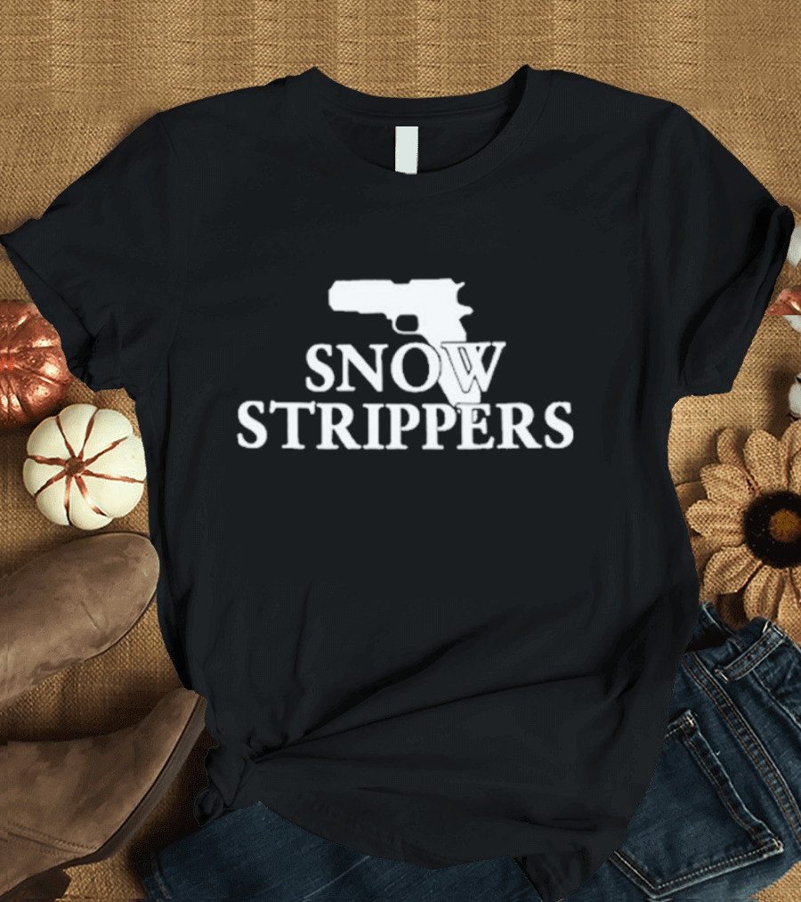 Snow Strippers Gun Icon T-Shirt