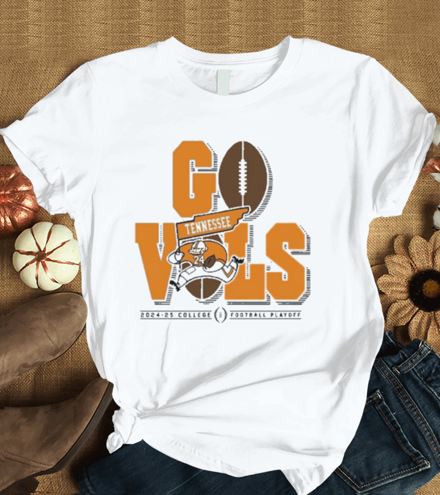Go Vols Tennessee 2024-25 College Football Playoff Vintage T-Shirt