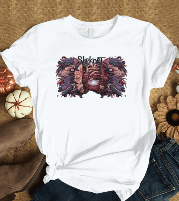 T-Shirt: Slipknot Dec 12 2024 Accor Arena Paris France Event Cryptic Beast T-Shirt Slipknot Dec 12 2024 Accor Arena Paris France Event Cryptic Beast T-Shirt