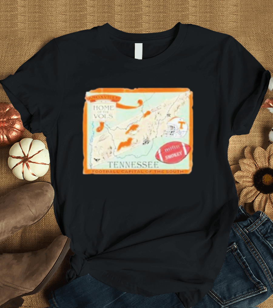 Knoxville Tennessee Home of the Vols Smokey Football Capital of the South T-Shirt