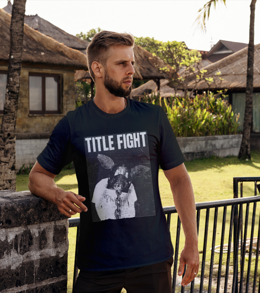 TITLE FIGHT CHAINED PIG MASK T-Shirt