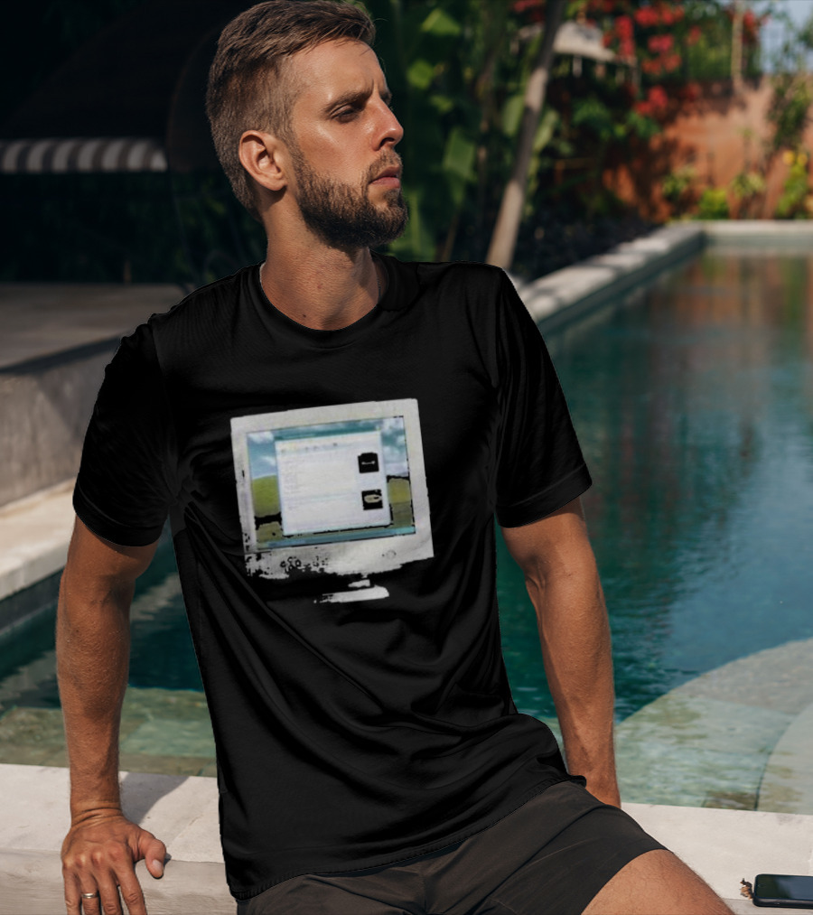 Youknow Run It Back MSN Computer Monitor Window Graphics T-Shirt