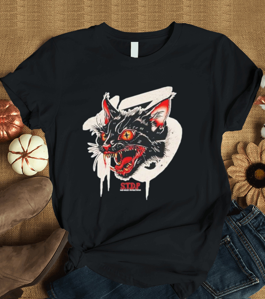 STDP Bad Magic Friday 13 Black Cat T-Shirt