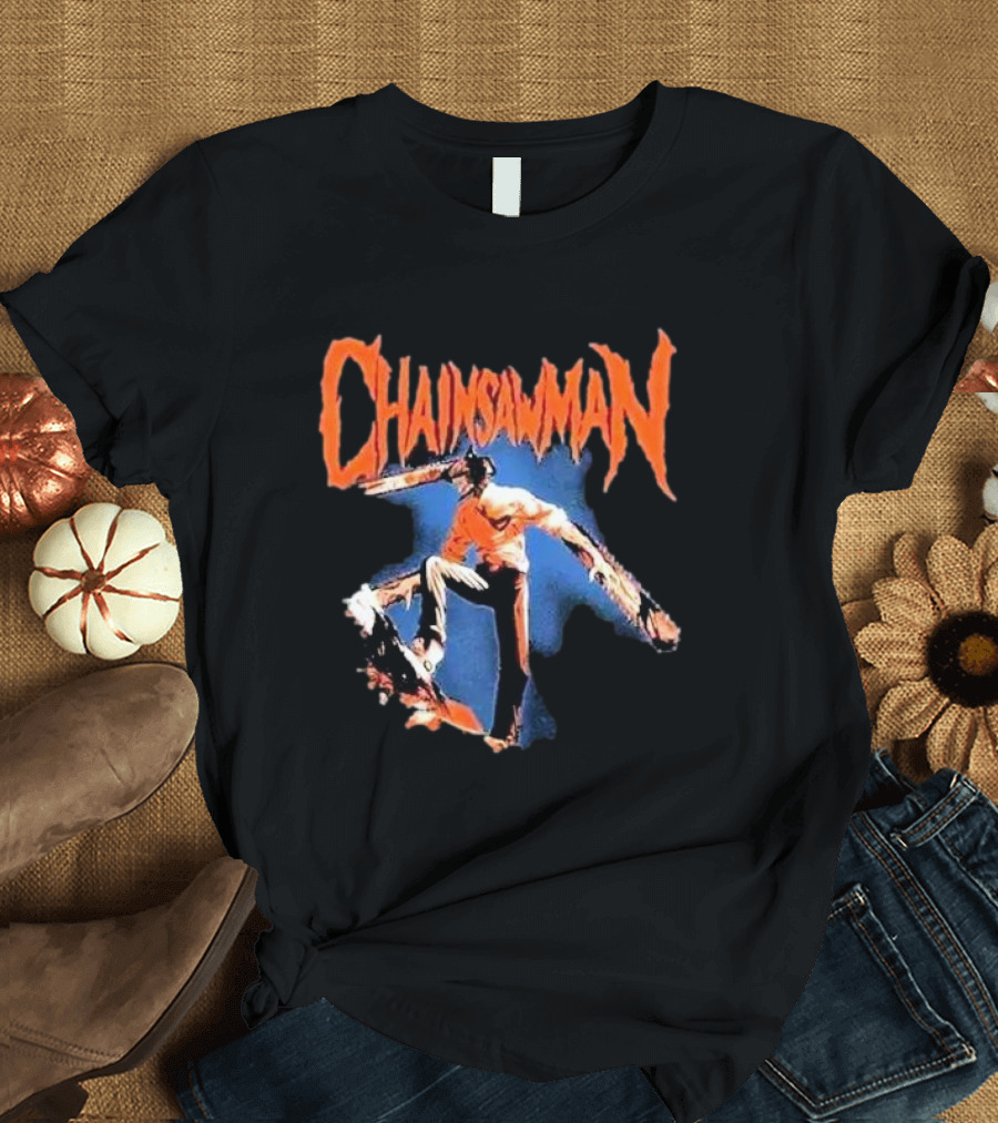 Chainsaw Man Denji Chains Metal T-Shirt