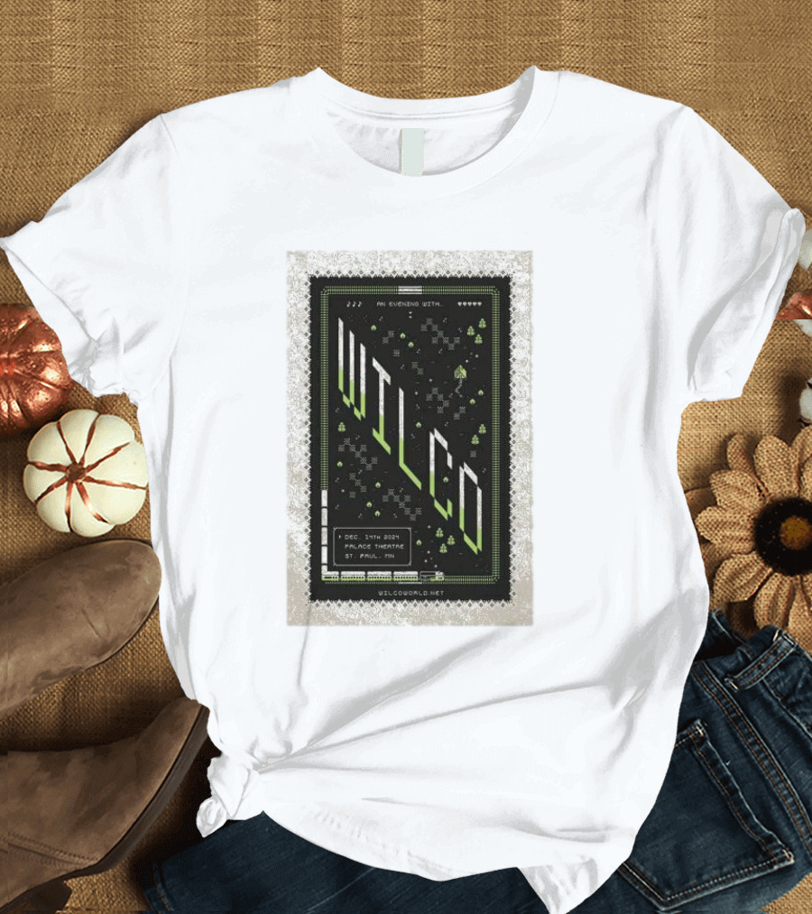 An Evening With Wilco December 14 2024 Palace Theatre St Paul MN Tour T-Shirt