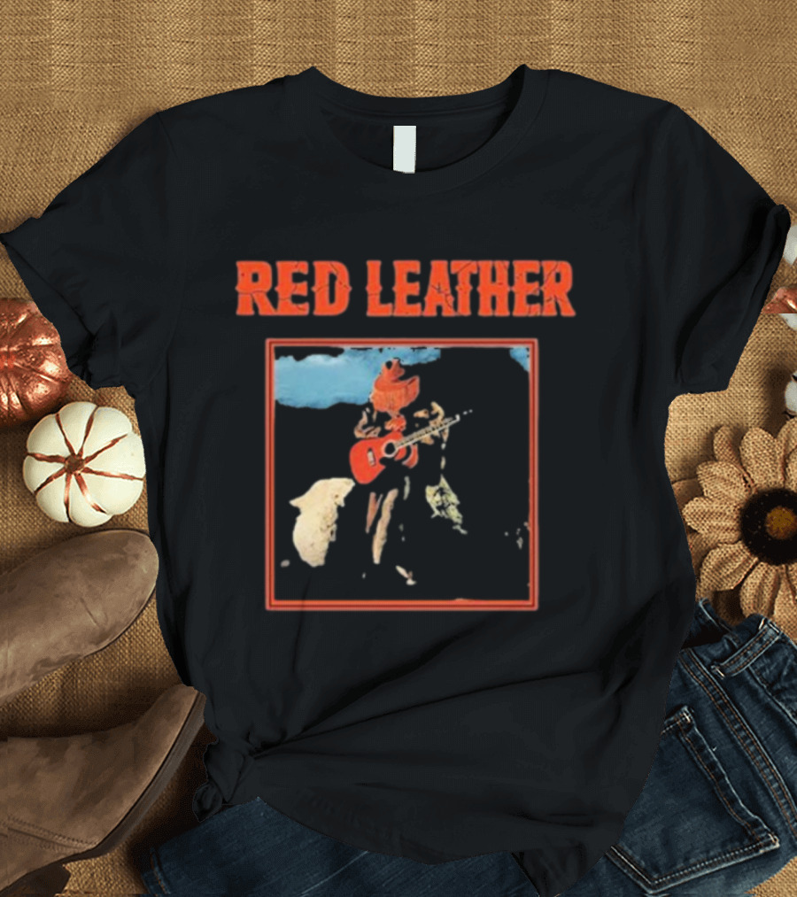 Red Leather Get Out Of My Head 2024 Fall Tour Guitar Cowboy Scene T-Shirt