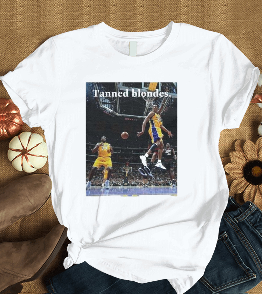 Almost Friday Tanned Blondes Basketball Moment T-Shirt
