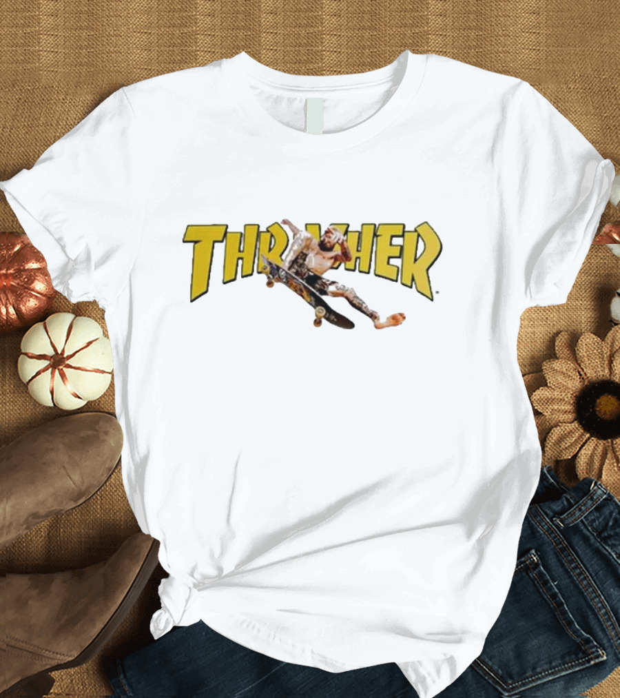 Atlas Thrasher Skateboarding T-Shirt
