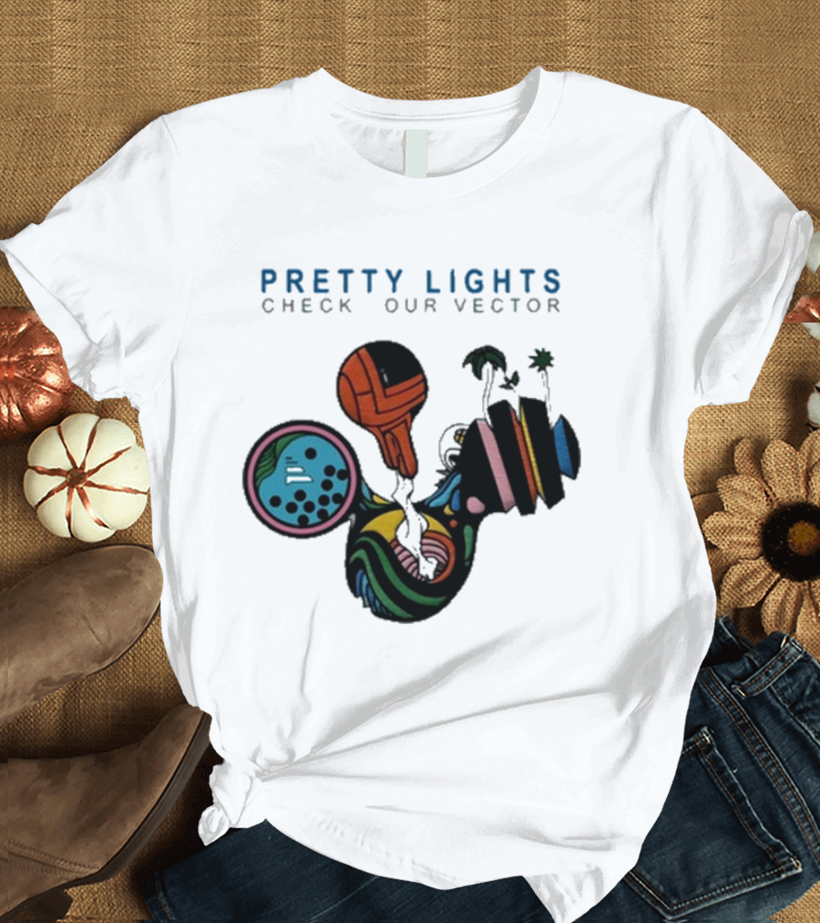 Pretty Lights Check Our Vector New T-Shirt