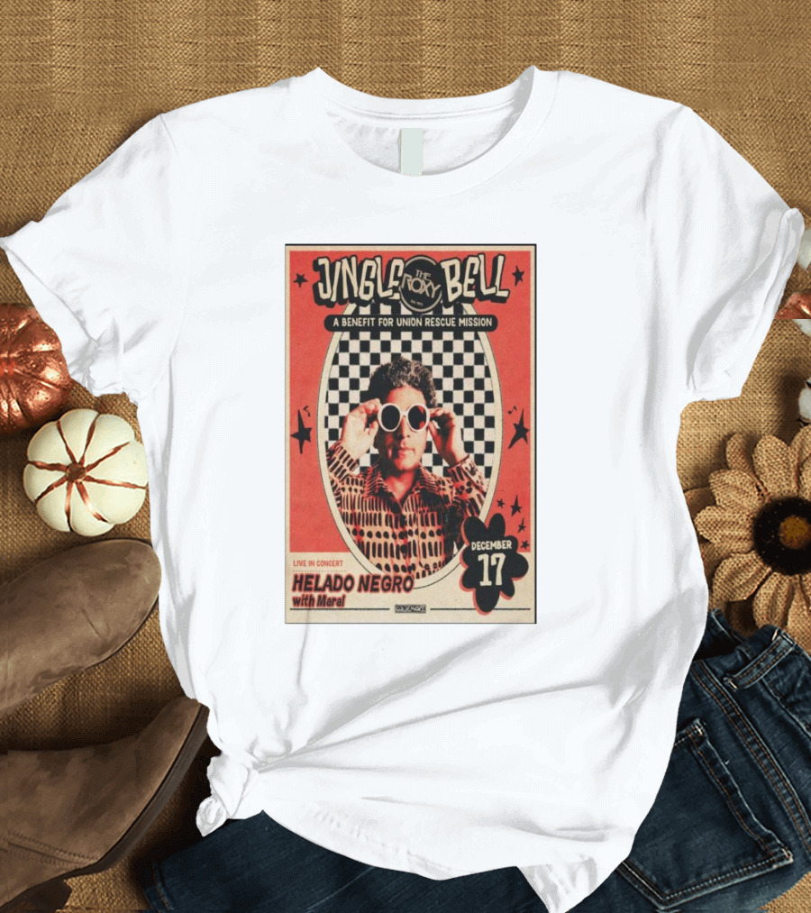 Jingle Bell The Roxy Benefit Helado Negro with Maral Los Angeles December 17 T-Shirt
