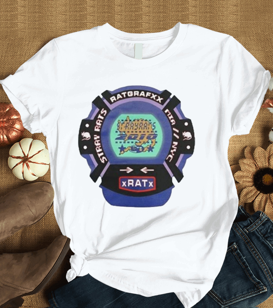 Stray Rats Ratgrafxx MTA II NYC xRATx T-Shirt