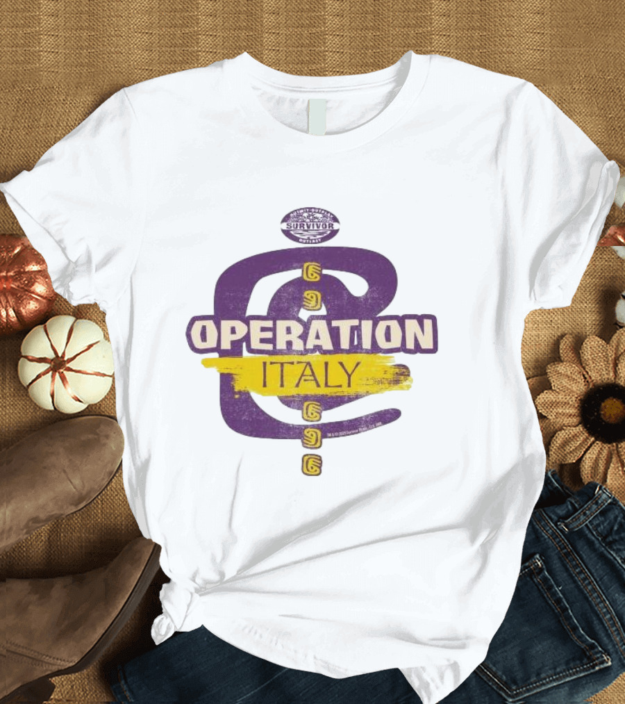 Survivor Operation Italy Purple Swirl T-Shirt