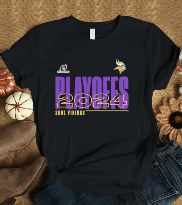 T-Shirt: Skol Vikings 2024 Playoffs NFL Minnesota T-Shirt Skol Vikings 2024 Playoffs NFL Minnesota T-Shirt